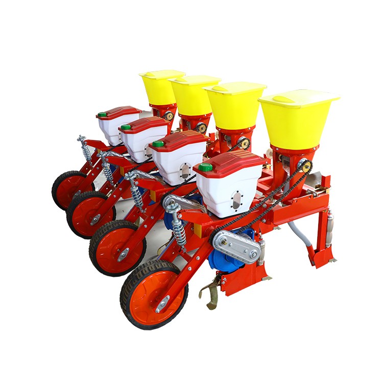 Traktor montierter Maissamen